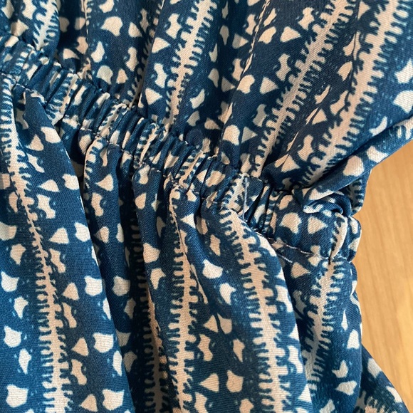 Dee & Ray Maxi Dress in Blue and White size S - Picture 8 of 12